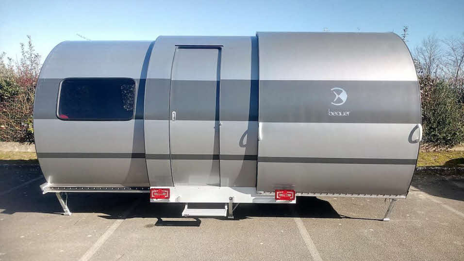 Caravan sliding frame