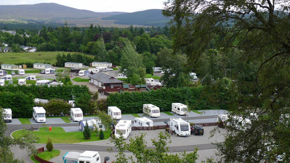 Grantown On Spey Map Grantown-On-Spey Park | The Caravan Club