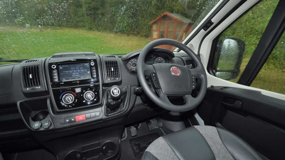 Auto-Trail Adventure 65 LB steering wheel and dashboard