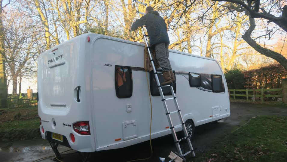 Cleaning Caravans