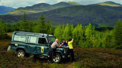 Offer image for: Highland Safaris - 10% discount on any one activity. Park up overnight for only £15 and receive 15% off breakfast in the café. Pre-booking required.