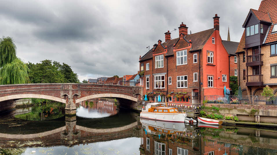 Norfolk river near Norwich City Centre