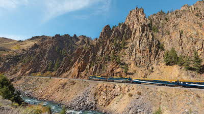 Photo of the Rocky Mountaineer in America