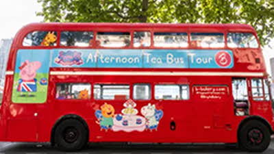 Offer image for: Peppa Pig Afternoon Tea London Sightseeing Bus Tour - 10% discount