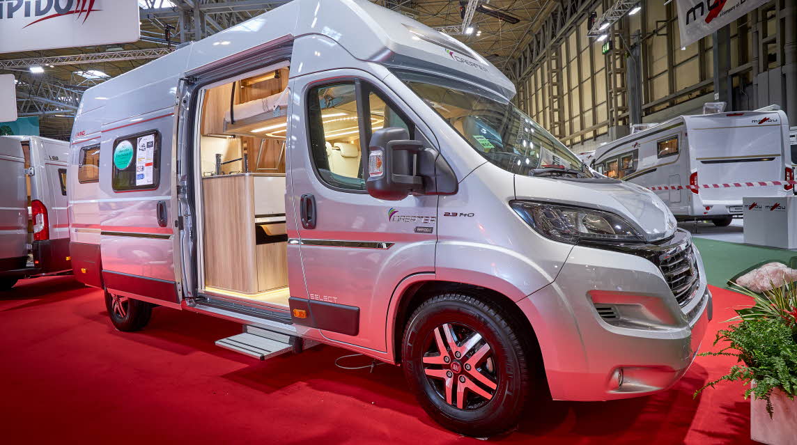 White exterior, van conversion