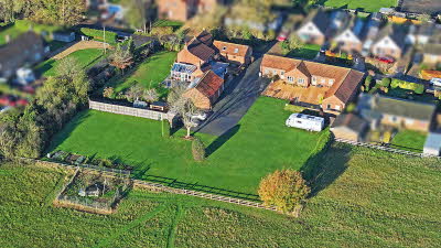 An aerial photo of West View Certificated Location in Louth