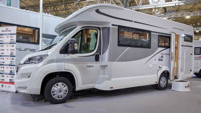 Coachbuilt, white with grey graphics