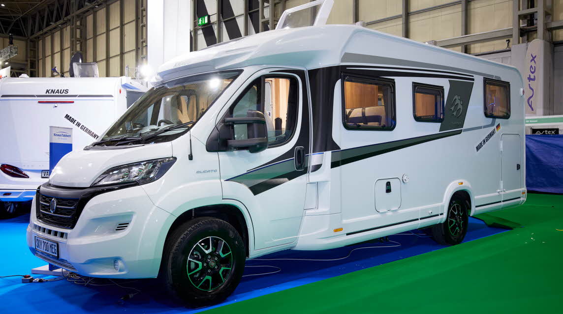 White coachbuilt, grey graphics