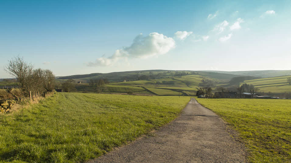 Staffordshire countryside near our caravan sites
