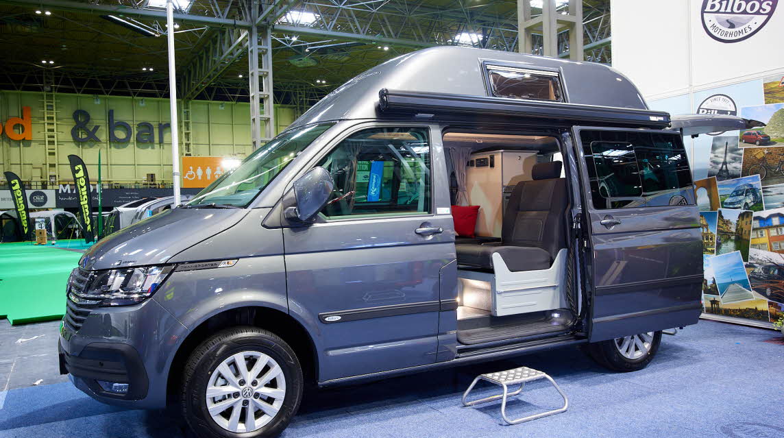 Campervan, high top, grey, sliding door