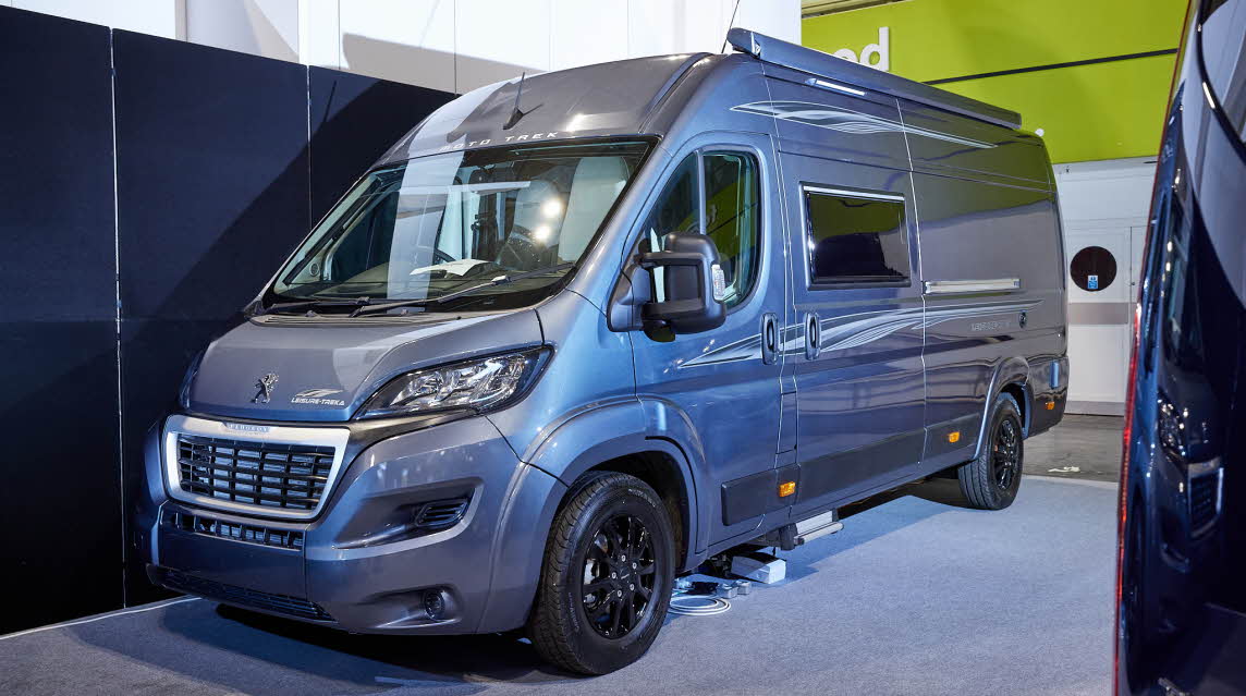 Moto-Trek Ltd Leisure-Treka EB Elite has a grey exterior with black alloy wheels.