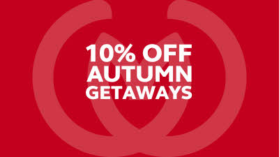 10% off Autumn Getaways offer