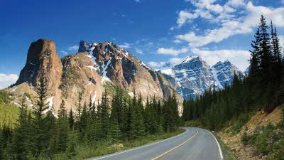 Road in Banff National Park