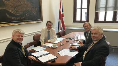Club meeting with HM Treasury about VED for motorhomes, October 2019