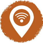 wifi amber orange icon