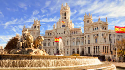 Cibeles Fountain, Madrid, Spain
