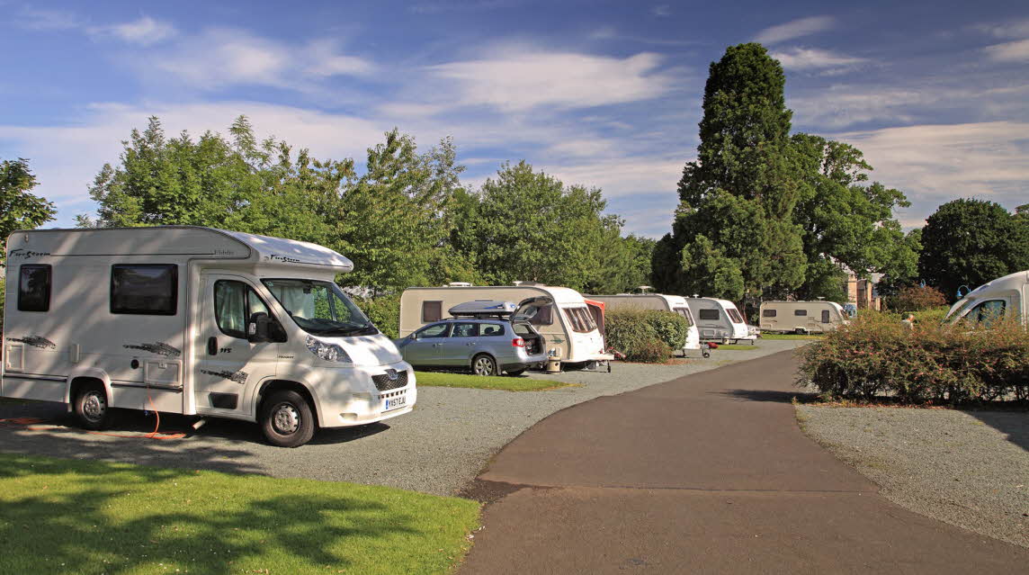 Edinburgh Caravan & Motorhome Club Site The Caravan Club