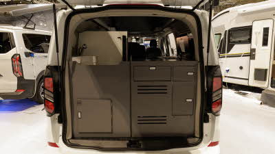 The Panama P\57's book has secure brown lockers to the left is the rear washroom.