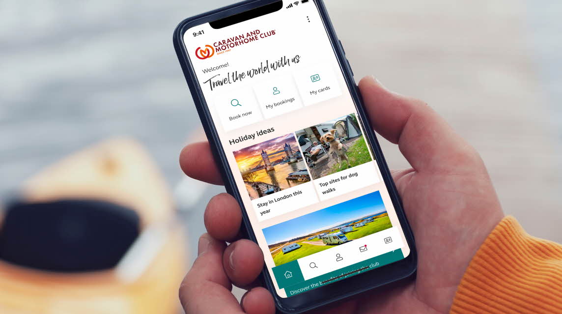Discover your new Club App The Caravan Club