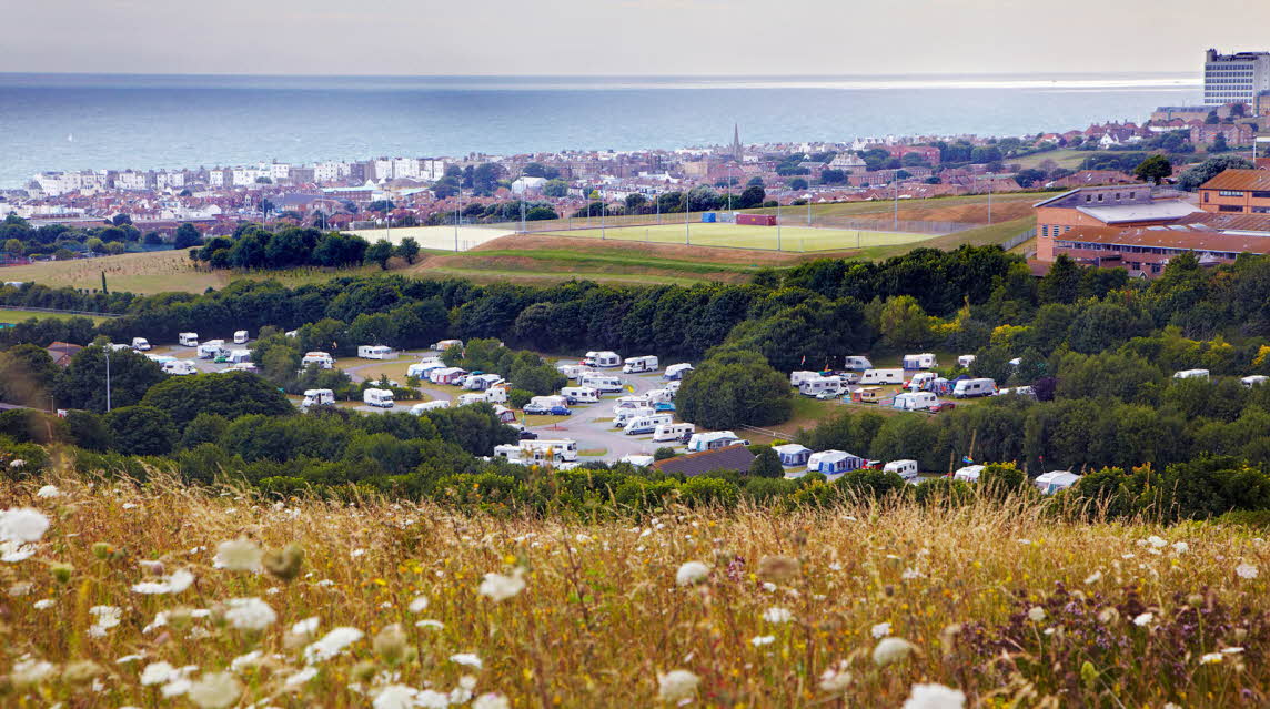 Brighton club campsite and caravan park The Caravan Club