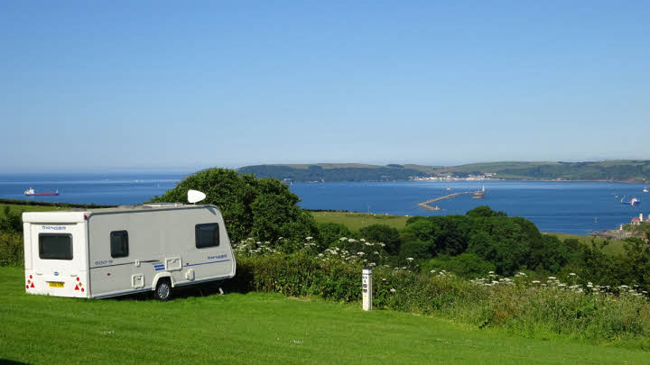 Plymouth Sound Club Campsite | The Caravan Club