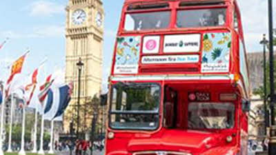 Offer image for: Bombay Sapphire Gin Afternoon Tea London Sightseeing Bus Tour - 10% discount