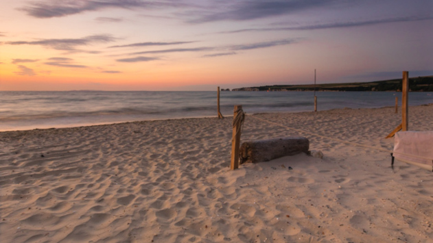 Sunset at National Trust's Studland Bay
